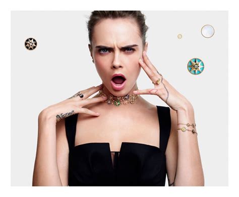 cara delevingne dior jewellery|dior addict campaign.